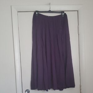 Torrid's Nightfall Embroidered Slit Maxi Gothic Grape Purple